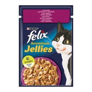 FELIX Феликс Патица в желе със спанак, 85 г пакетче