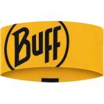 Buff Лента за глава Buff Coolnet UV Wide Headband - Logo Yellow - размер One Size (203-2464-1611)