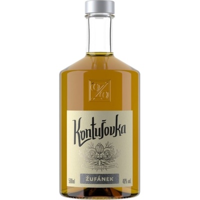 Žufánek Kontušovka 40% 0,5 l (čistá fľaša)
