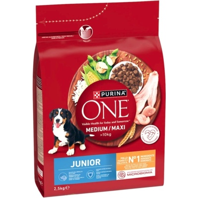 Purina ONE junior velká a střední kuřecí 2,5 kg