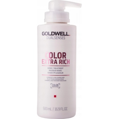 Goldwell Dualsenses Color Extra Rich 60sec Treatment 60-sekundová leštiaca kúra pre hrubé a odolné vlasy 500 ml