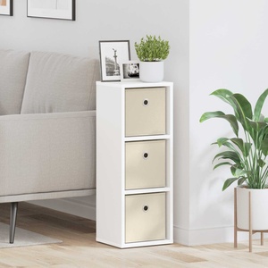 vidaXL Служебен шкаф с чекмедже Бяло 25, 5 x 22 x 69, 5 см (8000548)