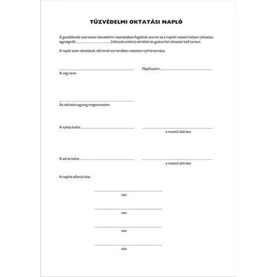 VICTORIA Дневник за обучение по пожарна безопасност, 40 страници, a4, victoria paper, 10 блока в опаковка ko751 (ko751)