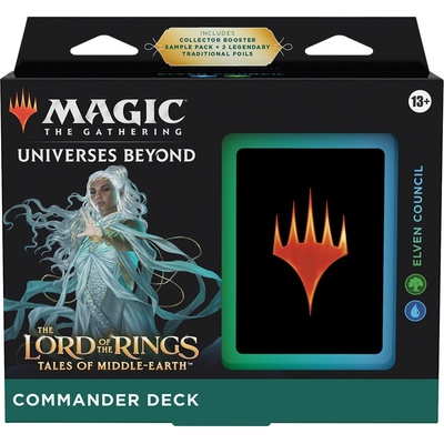 Wizards of the Coast Magic The Gathering The Lord of the Rings Tales of Middle-Earth Commander Deck Elven Council