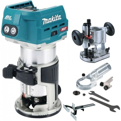 MAKITA Aku kombinovaná frézka s příslušenstvím Li-ion XGT 40V, bez aku RT001GZ17
