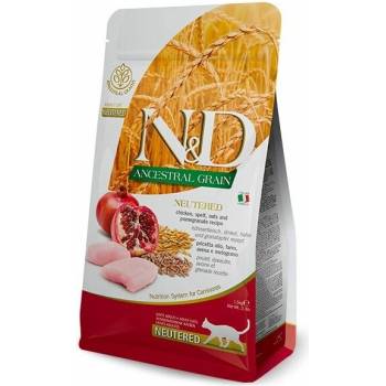 N&D Low Grain CAT Neutered Chicken & Pomegranate 1,5 kg