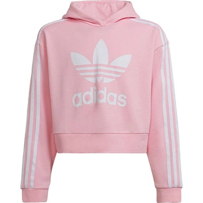 Adidas Originals Adicolor Cropped Hoodie Pink - 164