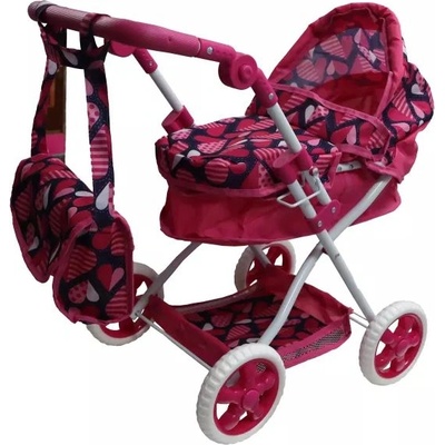 Manyuk Toys Детска количка за кукли с метална рамка - 65 см (fl9138-1)