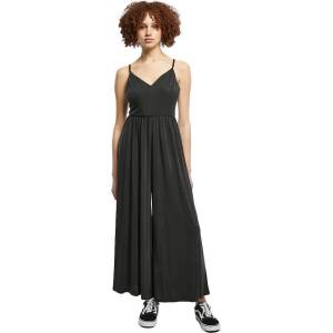 Urban classics Гащеризон Urban classics Modal Spaghetti sleeveless jumpsuit - Black (Black)
