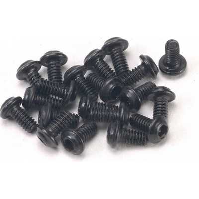 PN Racing M2x4 UFO Head Hardened Carbon Steel Hex Machine Screw 20 ks