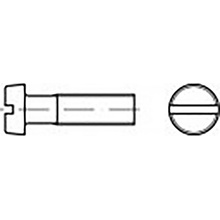 TOOLCRAFT TO-6852999 skrutky s valcovou hlavou M2 4 mm drážka DIN 84 Ušlechtilá ocel V4A A4 200 ks