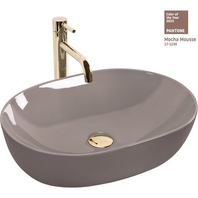 Rea Умивалник за плот Rea Lisa Beige Shiny (REA-U6380)