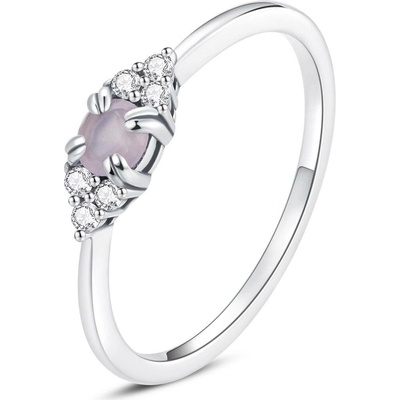 Olivie Stříbrný prstýnek Pink 5370