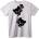 NOONEBRAND Тениска Черни котки - XS, Black