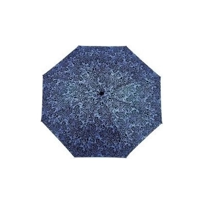 Gotický deštník skládací s ornamenty modrý