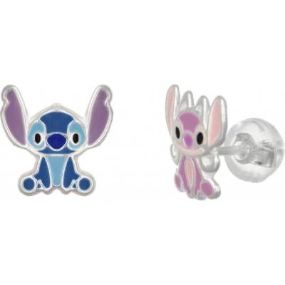 Disney stříbrné asymetrické náušnice Lilo & Stitch ES00088SL.CS