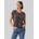 Vero Moda Дамска тениска Vero Moda Ava Plain Short Sleeve T-Shirt Womens - Asphalt