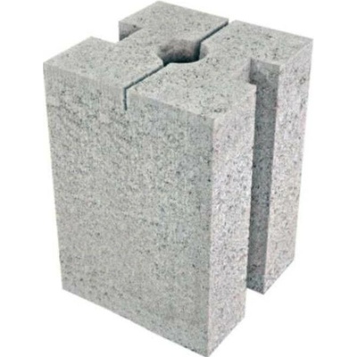 Patka plotová PRESBETON průběžná – 250 x 250 x 350 mm