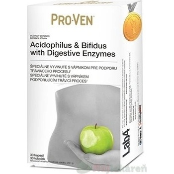 Pro-Ven Acidophilus & Bifidus with Digestive Enzymes 30 kapsúl