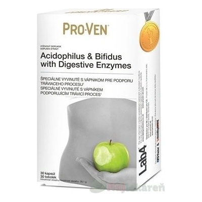 Pro-Ven Acidophilus & Bifidus with Digestive Enzymes 30 kapsúl