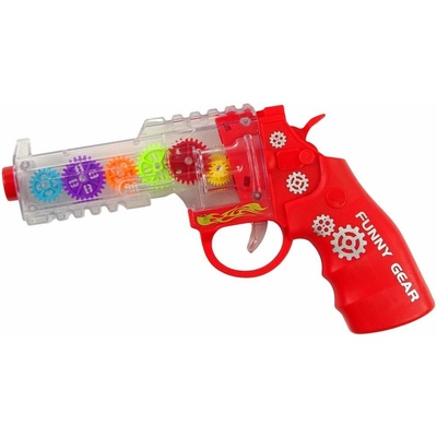 LEAN Toys Barevné Zbraň Světla Červený Tón