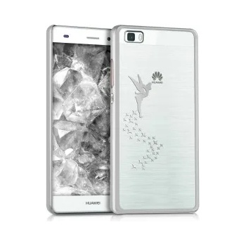Image 1 of kwmobile Прозрачен калъф с дизайн фея за Huawei P8 Lite - сребрист