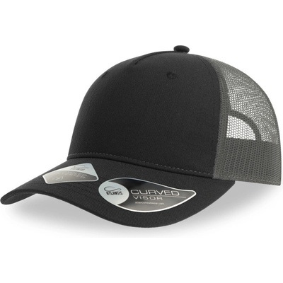 Atlantis Headwear Zion Trucker 5 panelová COT33012081099-black/dark Černá/šedá tmavá