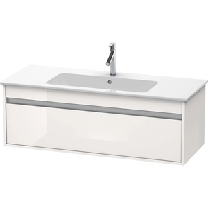 Duravit Ketho - Шкафче за умивалник 41x120x48 см, 1 чекмедже, лъскаво бяло KT642102222 (KT642102222)