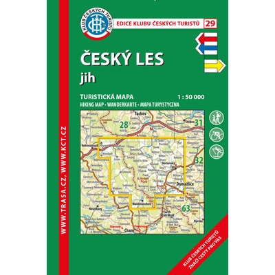 KČT 29 Český les jih 1:50 000