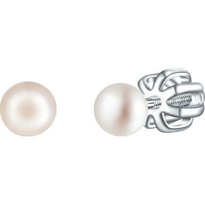 Olivie Stříbrné 4 mm náušnice PERLY AAA 9954