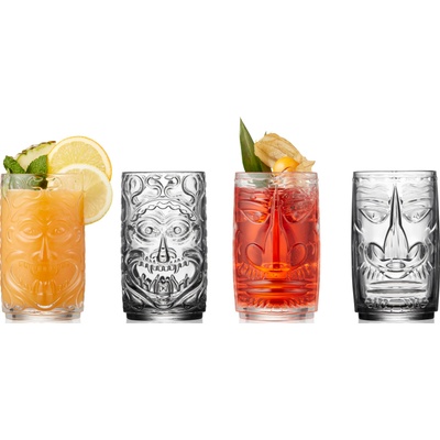 LyngbyGlas Чаши без столче за коктейли Tiki 450 мл прозрачни 4 бр (33783)