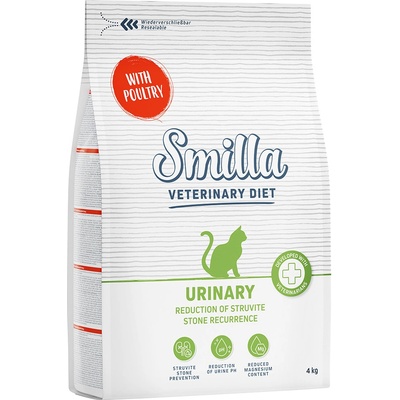 Smilla Veterinary Diet Urinary drůbeží 4 kg