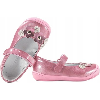 Kornecki 6469 dívčí balerínky polobotky růžová