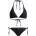 Roxy Дамски бански костюм от две части ROXY Camilo Elongated Tri anthracite