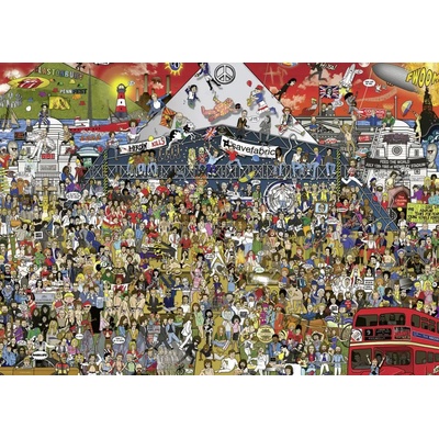 Heye - Puzzle British Music History - 2 000 piese