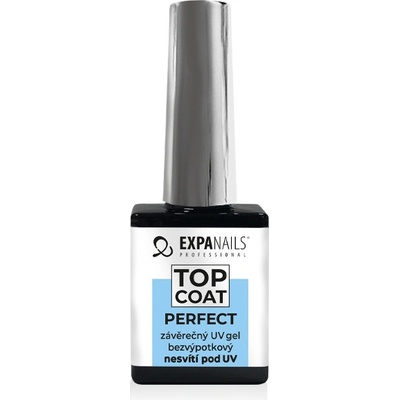 Expa-nails expanails bezvýpotkový uv led gel top coat perfect 11 ml