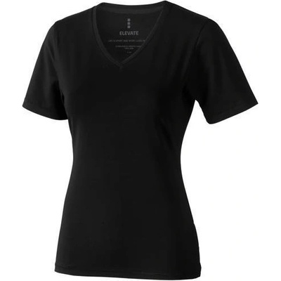 Kawartha Dámske tričko s krátkym rukávom V NECK čierna