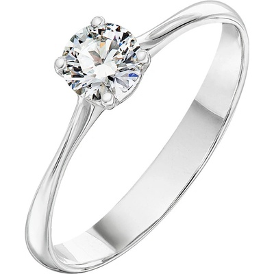 Tiami Prsten z bílého zlata s diamantem Atea RATW20003