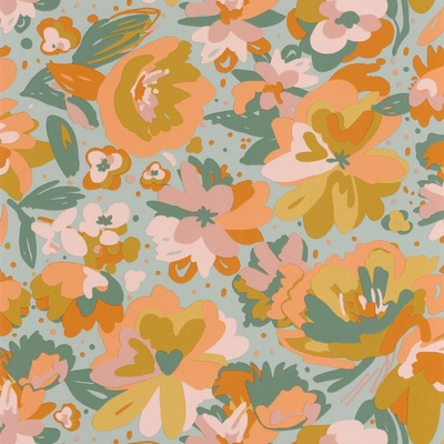 Caselio 101877023 Vliesová tapeta na zeď FLOWER POWER rozměry 0,53 x 10,05 m