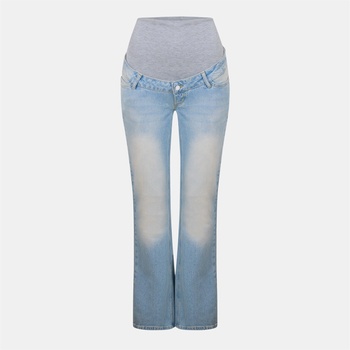 Mamalicious Дънки Mamalicious Women's Mama Bootcut Jeans - Lght Blue Denim