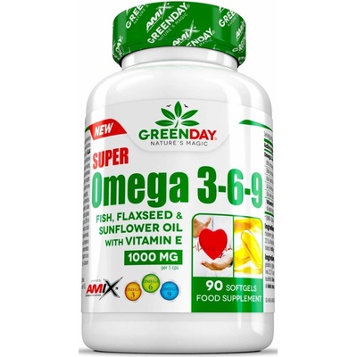 Amix GreenDay Super Omega 3-6-9 90 kapsúl