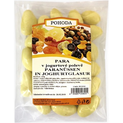 Velkoobchod Pohoda Para jádra v jogurtu250 g