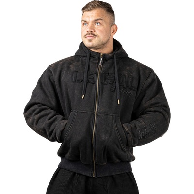 Legal Power mikina Heavy Zip Devils Stonewashed Ottomix Fleece černá