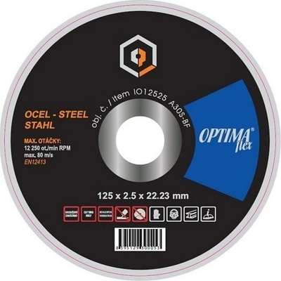 OPTIMA flex kotouč 125x2.5 fe řezný IO12525