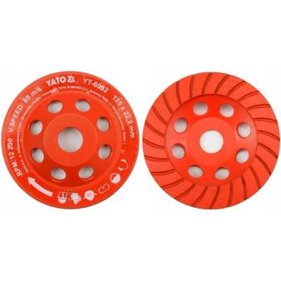 YATO YT-6032 BRUSNÝ KOTOUČ DIAMANTOVÝ 125X22,2MM