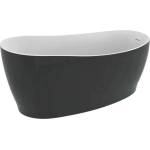 Ideal Standard Around - Свободностояща асиметрична вана 180x85 см бяло гланц/черно гланц K8715V2 (K8715V2)