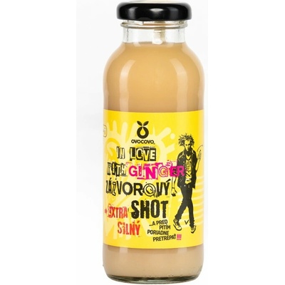 Ovocovo Zázvorový shot extra silný 250 ml