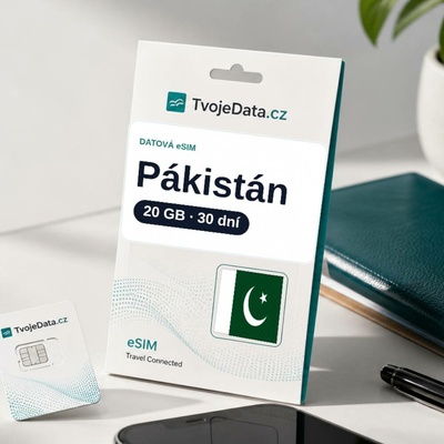 eSIM Pákistán 20 GB / 29 dní