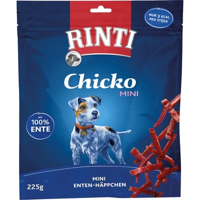 RINTI 225г Chicko Mini RINTI, лакомство за кучета с патешко