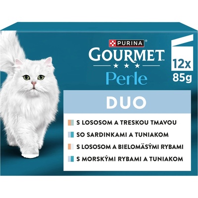 Gourmet Perle losos, tuniak, morské ryby, sardinky 12 x 85 g